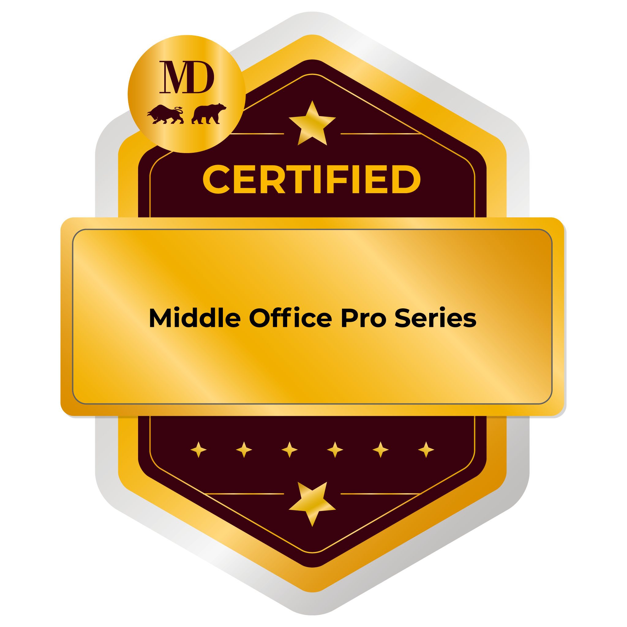 Middle Office Pro Series certified badge
